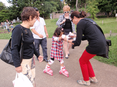 Teaching how... in Odaiba